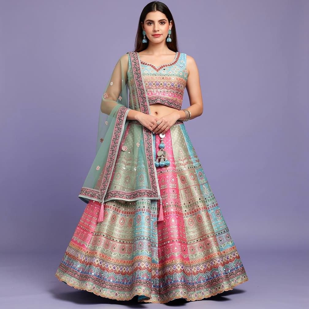 Pink Chaniya Choli
