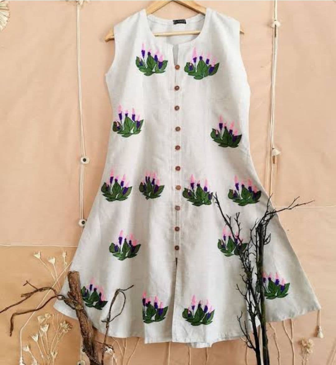 White Kurti