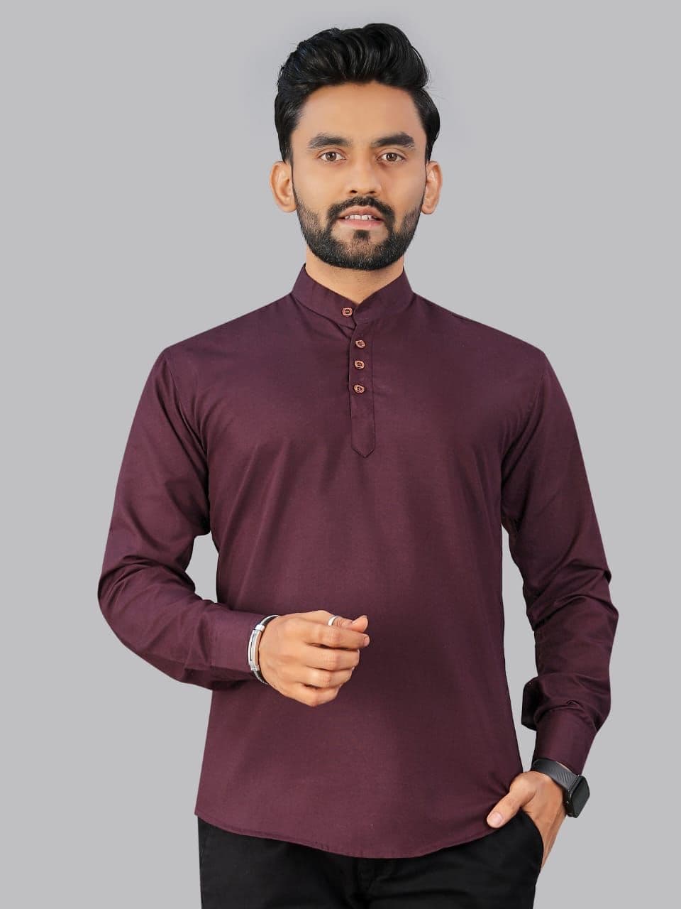 Brown Kurta